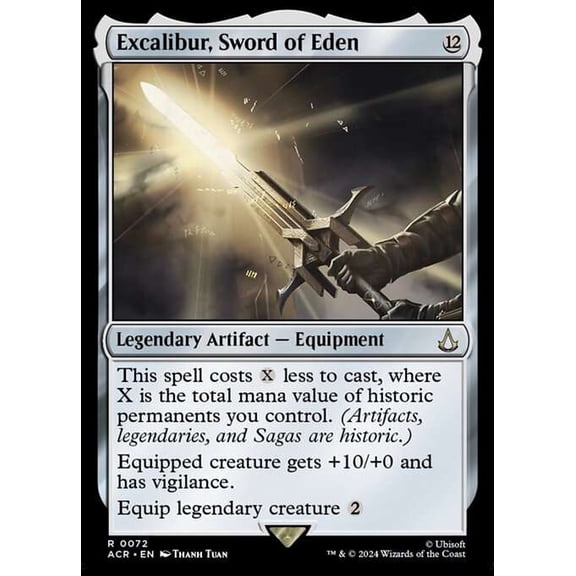 MtG Assassin's Creed Rare Excalibur, Sword of Eden #72