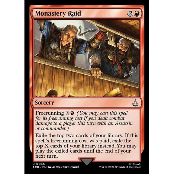 MtG Assassin's Creed Uncommon Monastery Raid #35