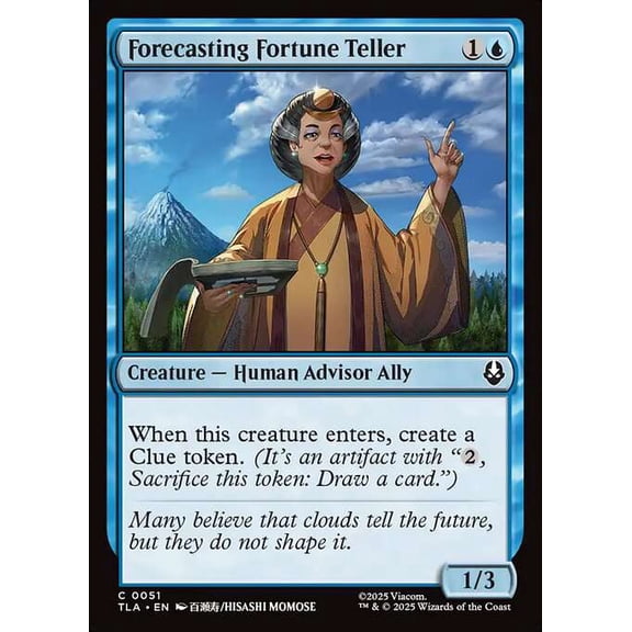 MtG Avatar the Last Airbender Common Forecasting Fortune Teller #51