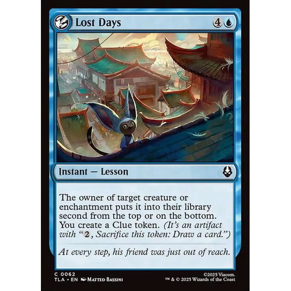 MtG Avatar the Last Airbender Common Lost Days #62