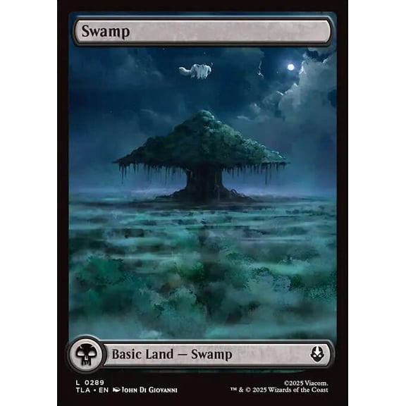 MtG Avatar the Last Airbender Common Swamp [Full Art Appa FOIL] #289