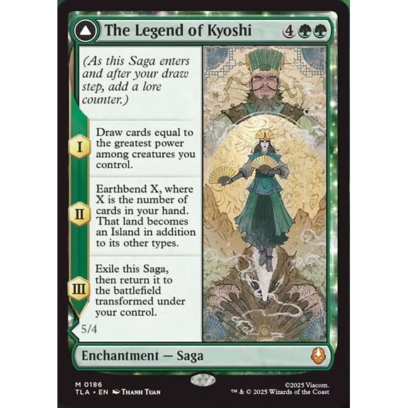 MtG Avatar the Last Airbender Mythic Rare The Legend of Kyoshi // Avatar Kyoshi #186