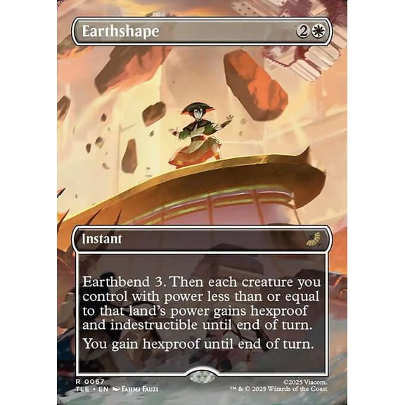 MtG Avatar the Last Airbender Rare Earthshape [The Black Sun Invasion FOIL] #67