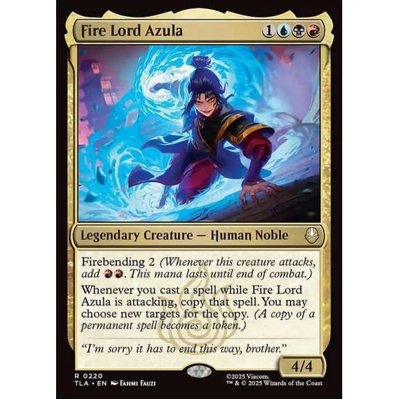 MtG Avatar the Last Airbender Rare Fire Lord Azula #220