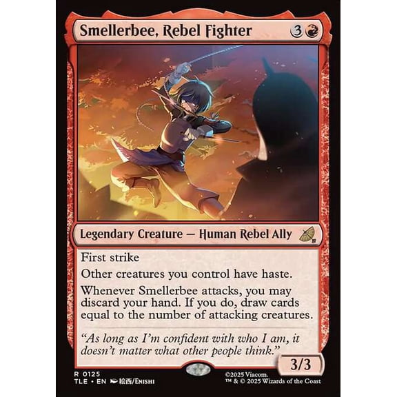 MtG Avatar the Last Airbender Rare Smellerbee, Rebel Fighter [Jumpstart] #125