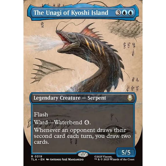 MtG Avatar the Last Airbender Rare The Unagi of Kyoshi Island ...