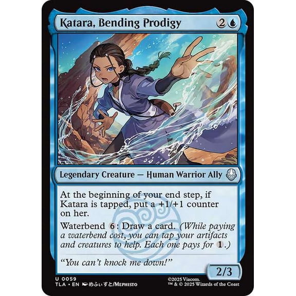 MtG Avatar the Last Airbender Uncommon Katara, Bending Prodigy #59