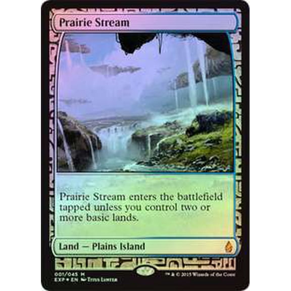 MtG Battle for Zendikar Mythic Rare Prairie Stream (Zendikar Expedition)
