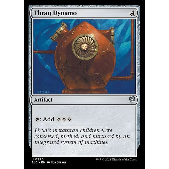 MtG Bloomburrow Commander Uncommon Thran Dynamo #290