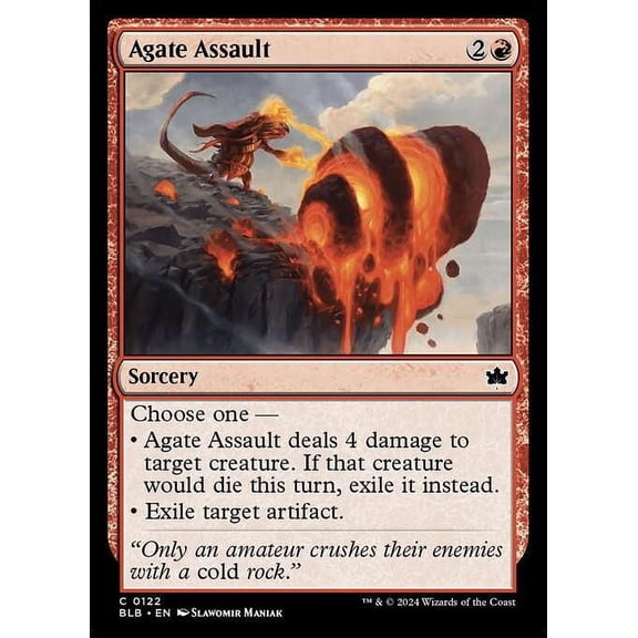 MtG Bloomburrow Common Agate Assault #122
