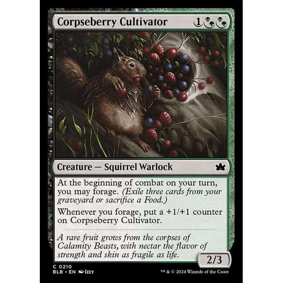 MtG Bloomburrow Common Corpseberry Cultivator #210