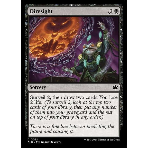 MtG Bloomburrow Common Diresight #91