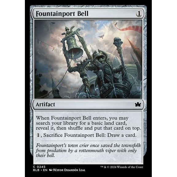 MtG Bloomburrow Common Fountainport Bell #245