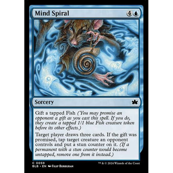 MtG Bloomburrow Common Mind Spiral #59