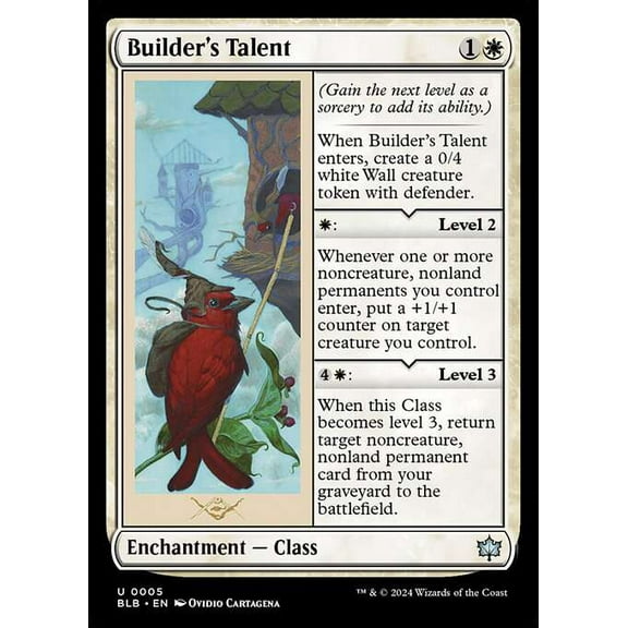 MtG Bloomburrow Uncommon Builder's Talent #5