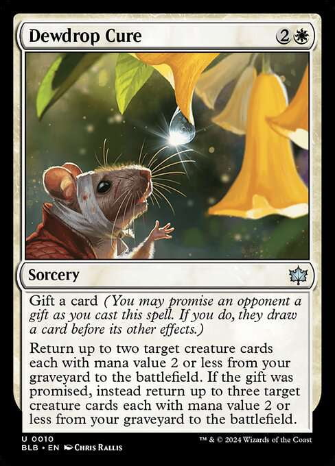 MtG Bloomburrow Uncommon Dewdrop Cure #10 - Walmart.com MtG Bloomburrow Uncommon Dewdrop Cure #10 - Walmart.com
