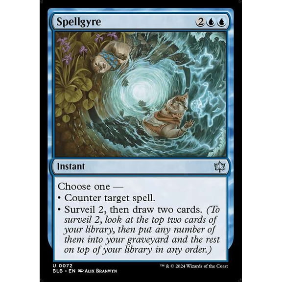 MtG Bloomburrow Uncommon Spellgyre #72
