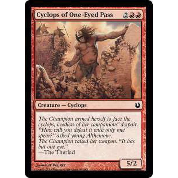 MtG Born of the Gods Common Cyclops of One-Eyed Pass (Foil) #90