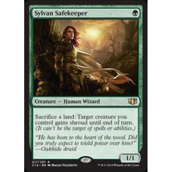 MtG Commander 2014 Rare Sylvan Safekeeper #217