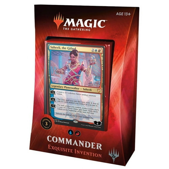 MtG Commander 2018 Exquisite Invention Deck (Red Blue)
