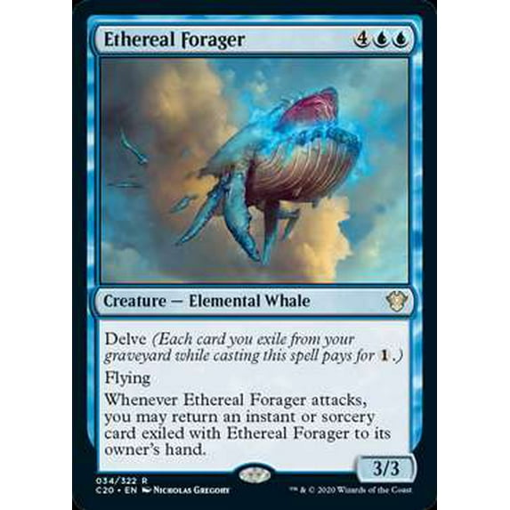 MtG Commander 2020 Rare Ethereal Forager #34