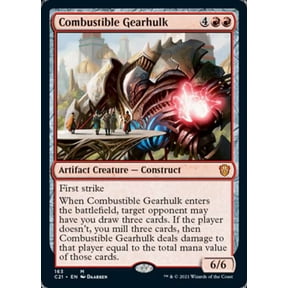 MtG Commander 2021 Mythic Rare Combustible Gearhulk #163