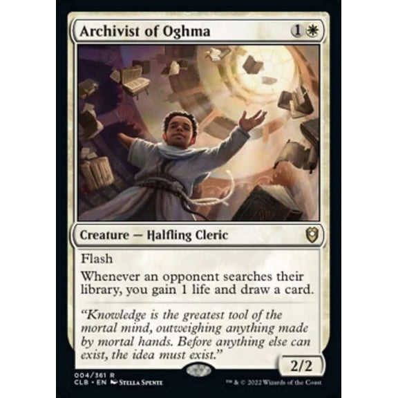 MtG Commander Legends: Battle for Baldur's Gate Archivist of Oghma (FOIL) #4