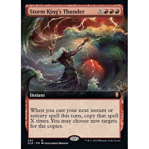 MtG Commander Legends: Battle for Baldur's Gate Storm King's Thunder (Extended Art FOIL) #583