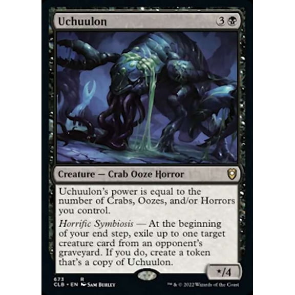 MtG Commander Legends: Dungeons & Dragons Battle For Baldur's Gate Rare Uchuulon [Commander Decks] #673