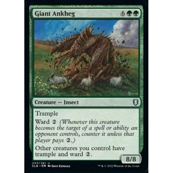 MtG Commander Legends: Dungeons & Dragons Battle Uncommon Giant Ankheg #233