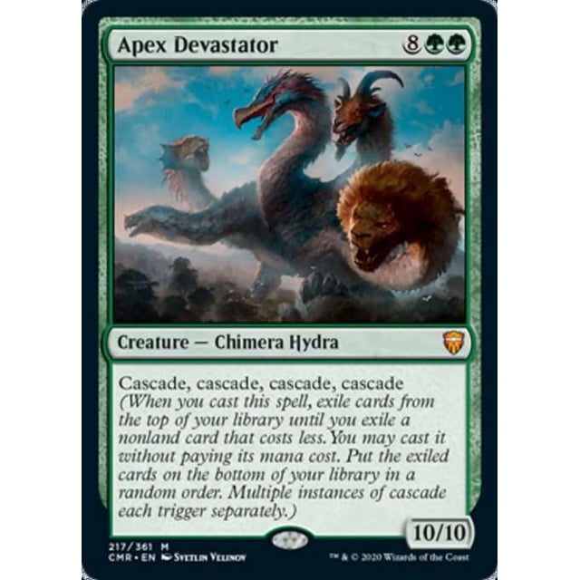 Mythic Commander MtG Commander Legends Mythic Rare Apex Devastator (Foil) #217 - Walmart ...