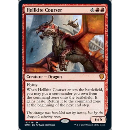 MtG Commander Legends Mythic Rare Hellkite Courser #183