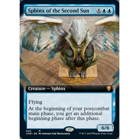 MtG Commander Legends Mythic Rare Sphinx of the Second Sun (Extended Art) #643