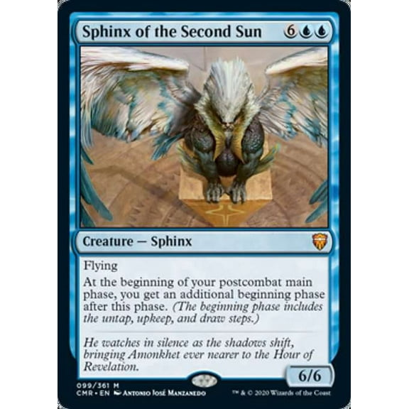 MtG Commander Legends Mythic Rare Sphinx of the Second Sun #99