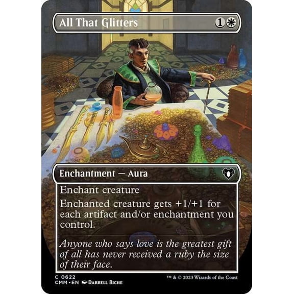 MtG Commander Masters Common All That Glitters [Borderless] #622