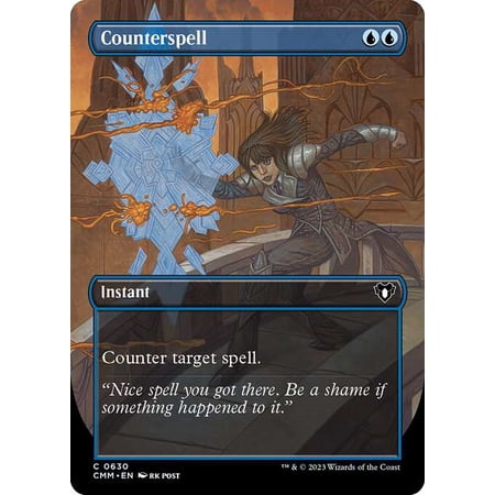 MtG Commander Masters Common Counterspell [Borderless] #630