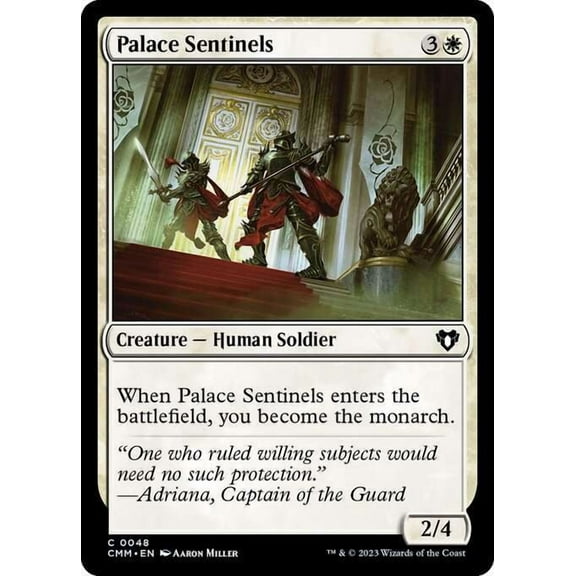 MtG Commander Masters Common Palace Sentinels #48