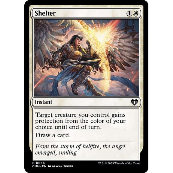 MtG Commander Masters Common Shelter #56