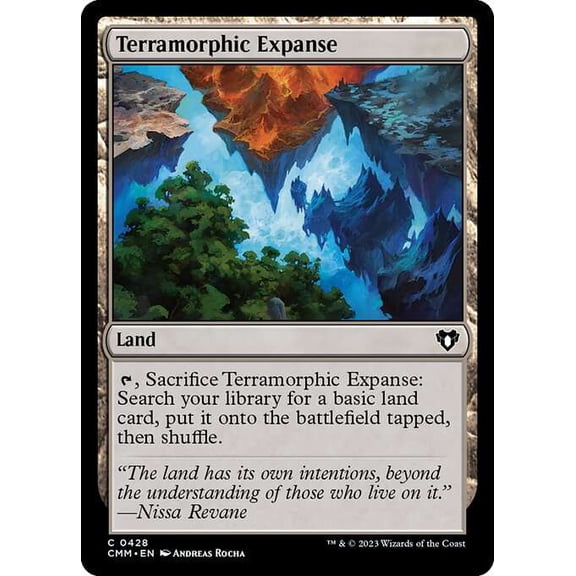 MtG Commander Masters Common Terramorphic Expanse #428