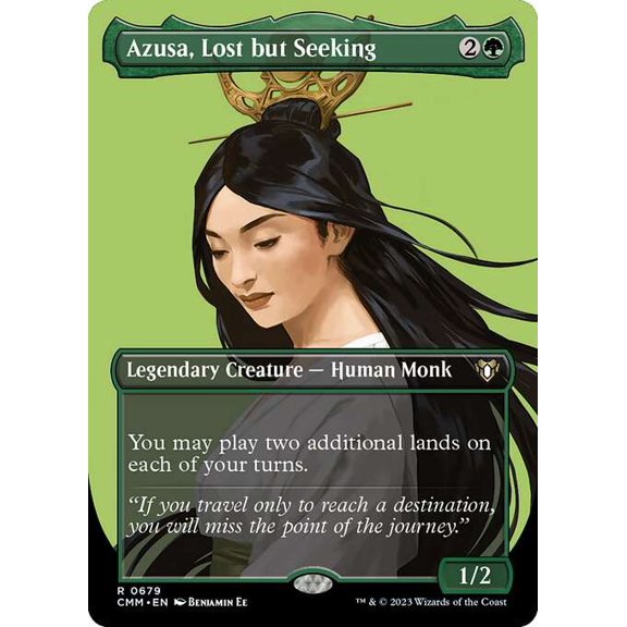 MtG Commander Masters Rare Azusa, Lost but Seeking [Profile] #679
