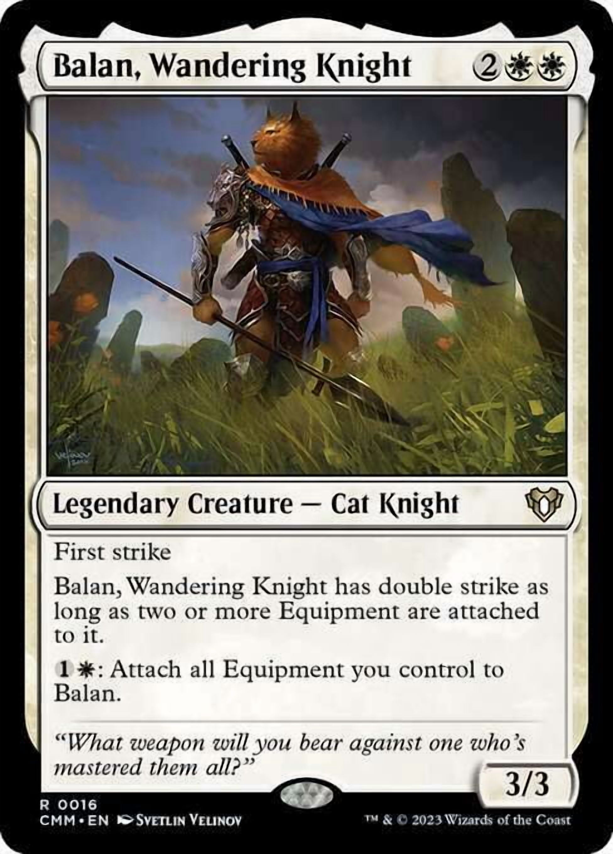Balan Rares MtG Commander Masters Rare Balan, Wandering Knight #16 - Walmart.com