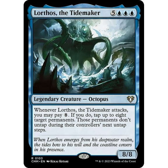 MtG Commander Masters Rare Lorthos, the Tidemaker #103