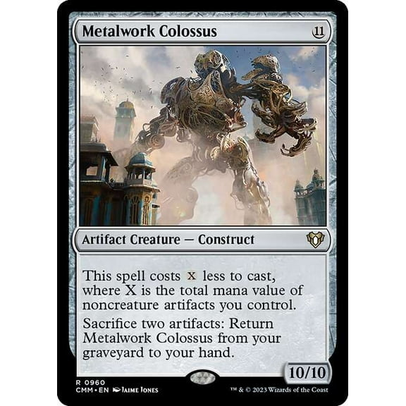 MtG Commander Masters Rare Metalwork Colossus #960