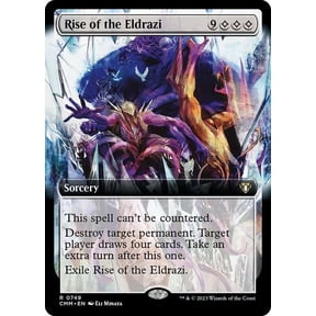 MtG Commander Masters Rare Rise of the Eldrazi [Extended Art] #749
