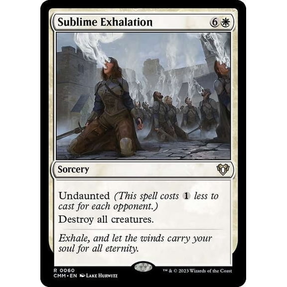 MtG Commander Masters Rare Sublime Exhalation #60