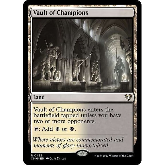 MtG Commander Masters Rare Vault of Champions #436
