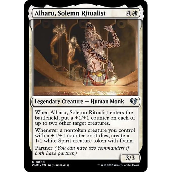 MtG Commander Masters Uncommon Alharu, Solemn Ritualist #8