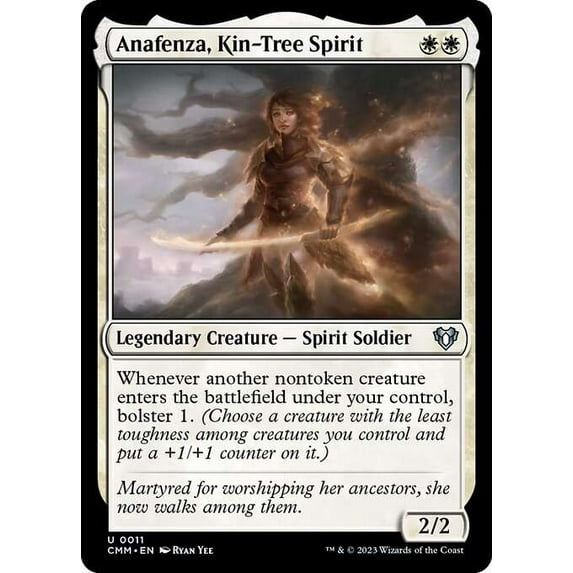 MtG Commander Masters Uncommon Anafenza, Kin-Tree Spirit #11