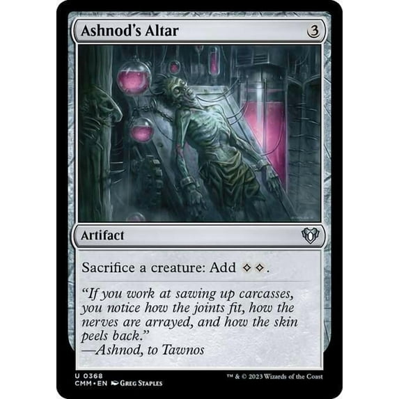 MtG Commander Masters Uncommon Ashnod's Altar #368