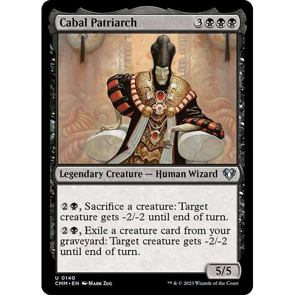 MtG Commander Masters Uncommon Cabal Patriarch #140